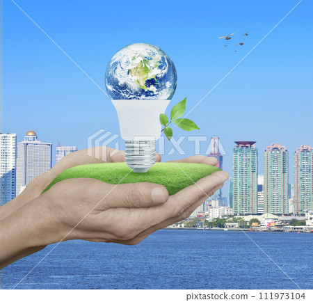 Green ecology and saving energy concept, Elements of this image furnished by NASA Green ecology and saving energy concept, Elements of this image furnished by NASA 111973104