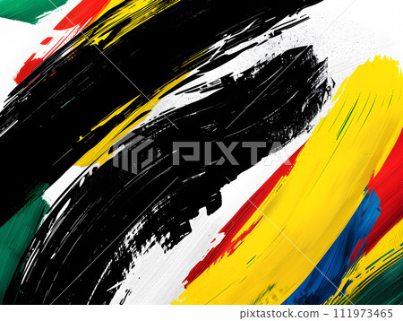 Abstract art that emits the vivid energy of the Olympics 111973465