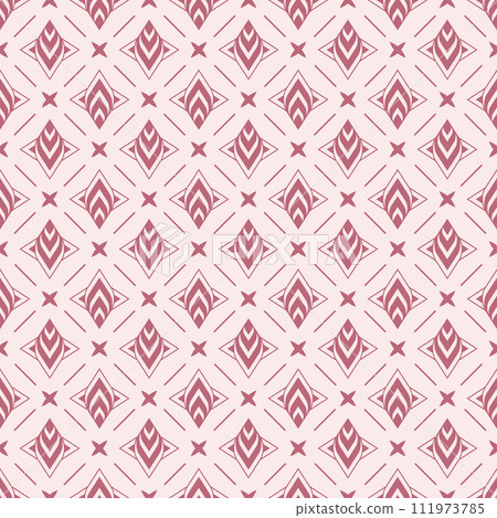 Seamless abstract pattern of arbitrary elements and lines. Sample for clothing, textiles, textures, wallpapers, screensavers, creative ideas and creative design 111973785