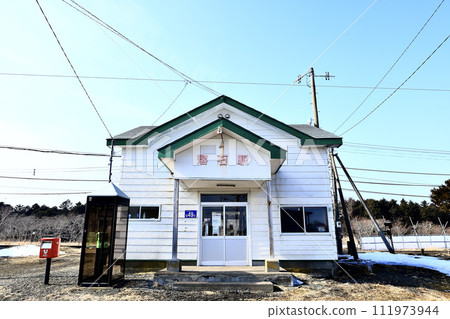 Hokkaido Nemuro Main Line Hanasaki Line Ochiishi Station Hokkaido Nemuro Main Line Hanasaki Line Ochiishi Station 111973944