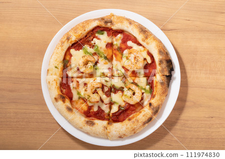 蝦羅勒披薩 111974830