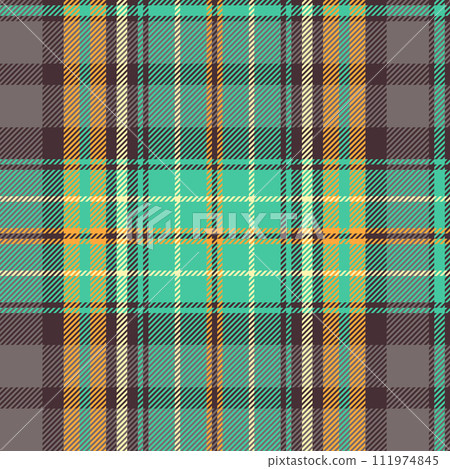 Seamless checkered geometric pattern with weaven textrure 111974845