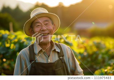 Farmer senior man Farmer senior man 111975483