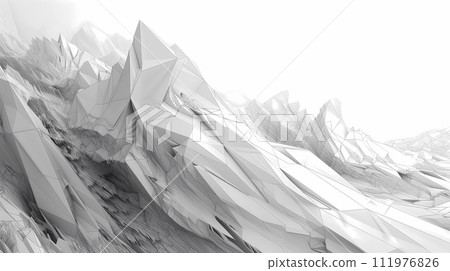 AI-generated content. Dark Blue Abstract Textured Polygonal Background 111976826
