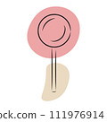 Lollipop, hand drawn sketch, vector. 111976914