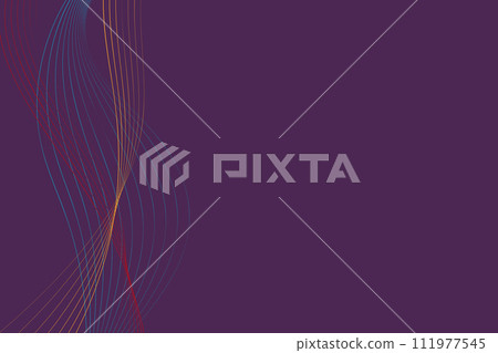 A purple background featuring intersecting lines in various shades of purple. The lines create a dynamic and geometric pattern on the background, adding depth and interest to the composition 111977545