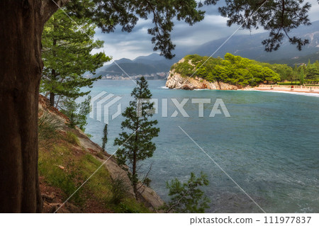 Summer landscape, Budva riviera, Montenegro Summer landscape, Budva riviera, Montenegro 111977837