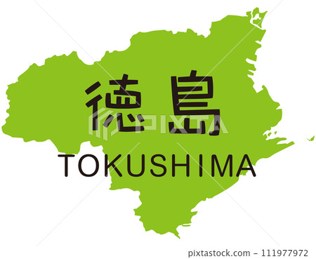 Tokushima prefecture tourism map icon 111977972