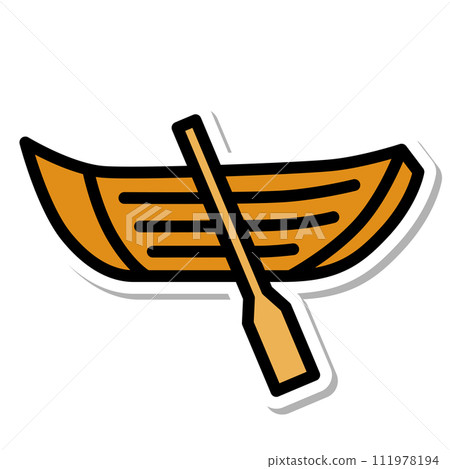 貼紙車輛圖示圖划船 貼紙車輛圖示圖划船 111978194