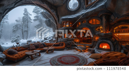 A home in a cave 111978548