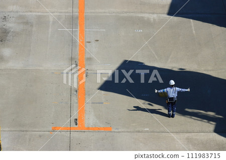 引導客機的編組員 地勤 111983715