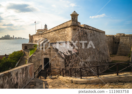 Castle of the Three Kings of Morro in havana, or habana, cuba 111983758