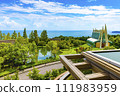 Luxury resort hotel garden 111983959