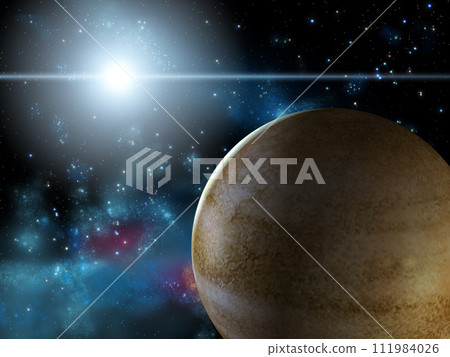 Planet and star 111984026