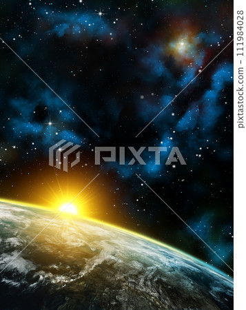 Space panorama Space panorama 111984028