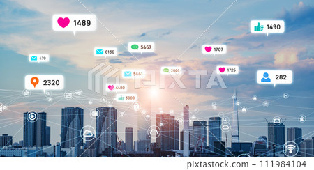 Modern cities and social networks Modern cities and social networks 111984104