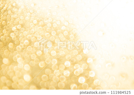 光和金球散景的閃光背景 光和金球散景的閃光背景 111984525