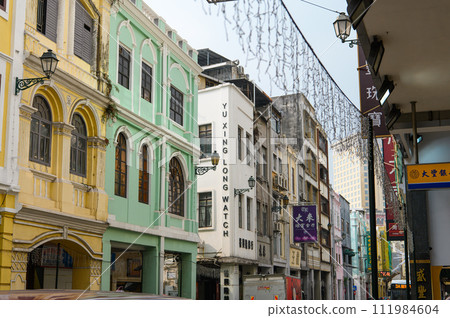 澳門 澳門城市景觀 澳門 澳門城市景觀 111984604