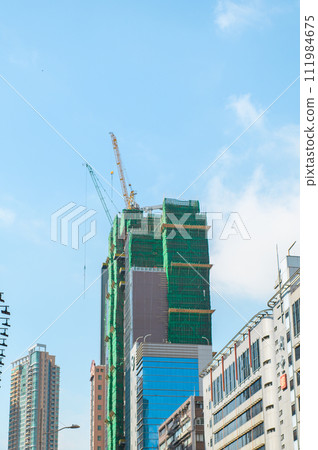 The streets of Hong Kong 111984675