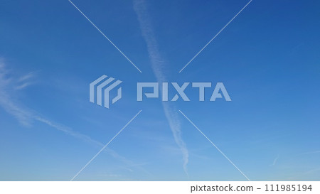 Sky pattern Interesting clouds Clouds floating in the blue sky Sky pattern Interesting clouds Clouds floating in the blue sky 111985194