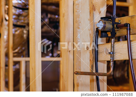 Tub shower rough valve under wall plumbing connection for bathroom pipe a system 111987088