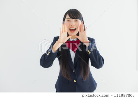 穿制服的高中女生 穿制服的高中女生 111987803