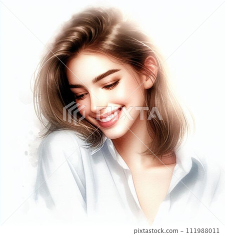 這是一幅由 AI 生成的水彩風格美麗女子插圖圖像。它非常可愛而且透明。 這是一幅由 AI 生成的水彩風格美麗女子插圖圖像。它非常可愛而且透明。 111988011