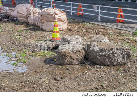 道路施工期間拆除的 Congara 袋和柔性集裝袋 111988255