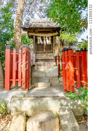 Sata Tenjingu Shrine, Sataten Shrine, Sata Nakamachi, Moriguchi City, Osaka Prefecture, Setsuesha, Atagosha 111988332