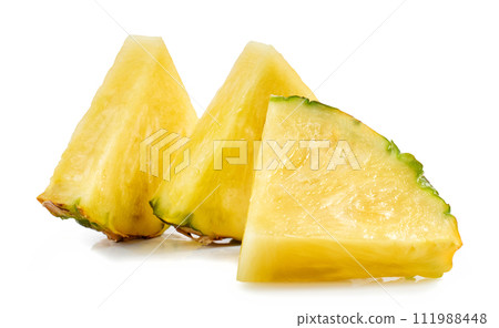 fresh juicy pineapple pieces fresh juicy pineapple pieces 111988448