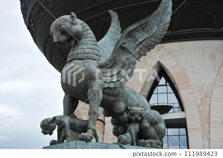 sculpture of a leopard near Kazan Family Center 111989423