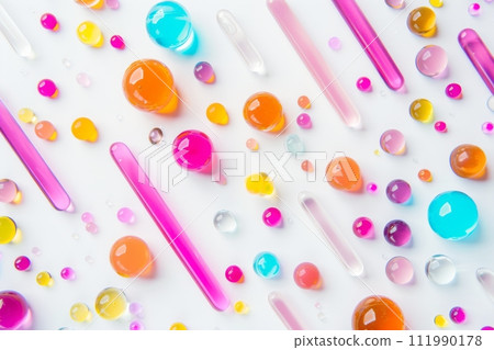 Bright abstract colorful background with colorful drops Bright abstract colorful background with colorful drops 111990178