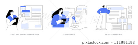 Real estate firm services isolated cartoon vector illustrations se Real estate firm services isolated cartoon vector illustrations se 111991198