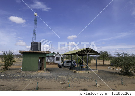 Tanzania, Tarangire, airport in the savannah Tanzania, Tarangire, airport in the savannah 111991262