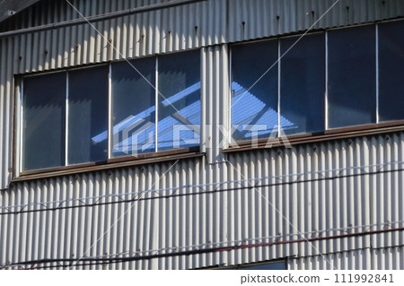 Factory exterior (corrugated slate exterior wall) 111992841