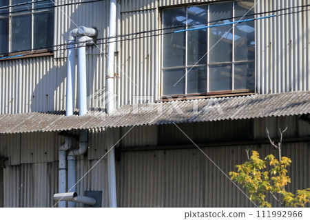 Factory exterior (corrugated slate exterior wall) 111992966