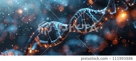 an image of dna strands 111993886
