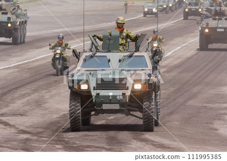 Ground Self-Defense Force light armored vehicle on parade Ground Self-Defense Force light armored vehicle on parade 111995385