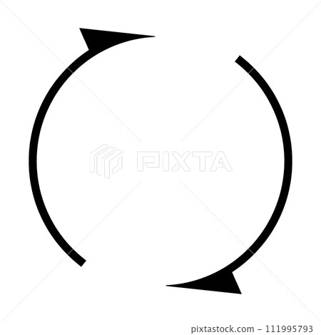 黑色旋轉箭頭特細 111995793