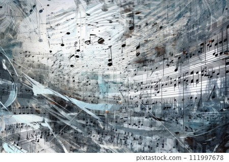 Musical Waves of Abstraction: A Vibrant Sound... - Stock Illustration ...