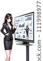 做演示的女商人 111998977