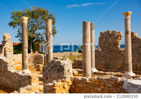 Ruins of Anemurium Church in Anamur. Turkey 112000330