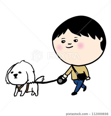 Walk with your dog Walk with your dog 112000698