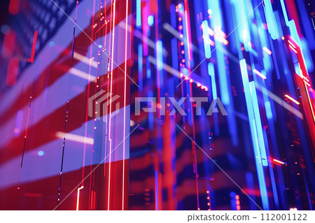 Americans flag background 3D to celebrate independence day. Americans flag background 3D to celebrate independence day. 112001122