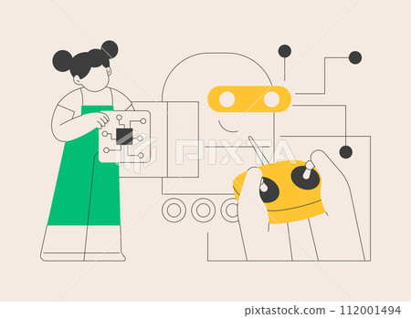 Engineering for kids abstract concept vector illustration. Engineering for kids abstract concept vector illustration. 112001494
