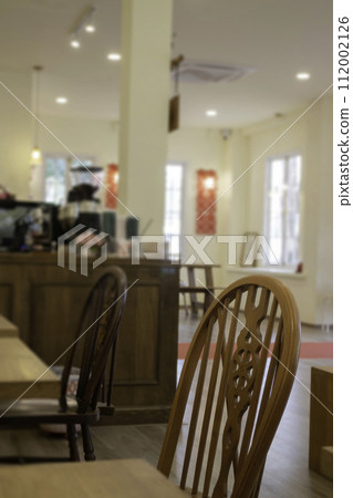 Interior inside of vintage coffee shop 112002126