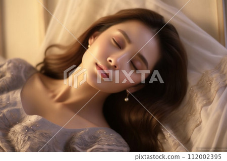 beautiful woman on the bed beautiful woman on the bed 112002395