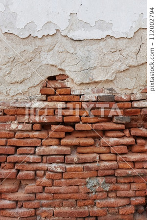 brick wall with cement wall texture brick wall with cement wall texture 112002794
