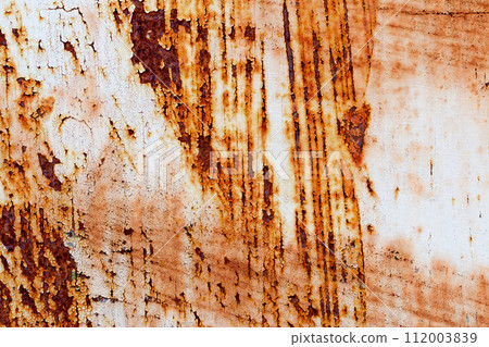 background of peeling paint and rusty old metal background of peeling paint and rusty old metal 112003839