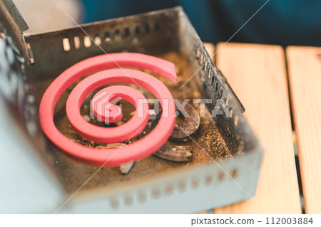 Mosquito coil holder and mosquito coil 112003884